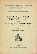 Structures syntaxiques du français moderne